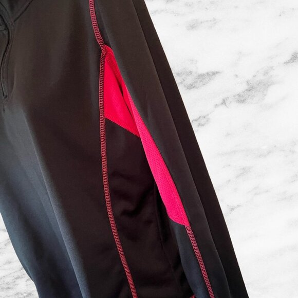 Fila Sport Running Half Zip Pullover Pink/Black Small - Picture 4 of 4